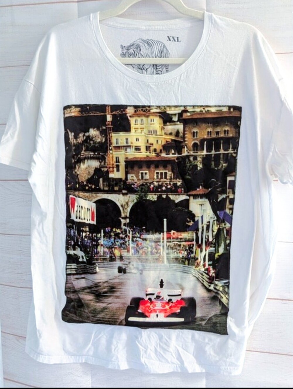 Bastille Designer Made In Italy Race Car Velvet 3D Graphic Plus Size XXL
